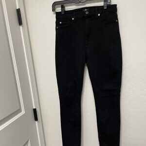 Seven (7) for All Mankind The High Waist Ankle Skinny Jeans - Size 28